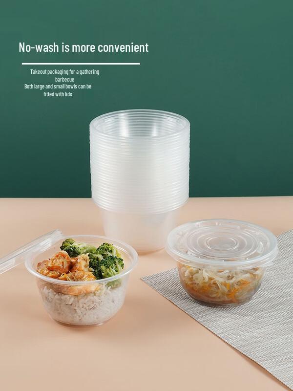 Shixun Transparent Round Plastic Bowls