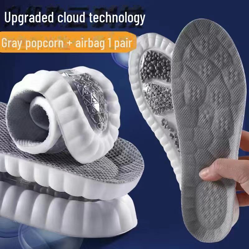 

Стельки с воздушной подушкой ZOOM: Дышащий, амортизирующий, утолщенный эластичный комфорт для бега и тренировок 39-40 чёрный