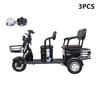 3 Pcs Ebike Center Cap, Rear Wheel Replacement Center Cap, Standard Size, Universal Version