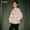 Kids' & Teens' Warm Toggle Button Faux Fur Coat