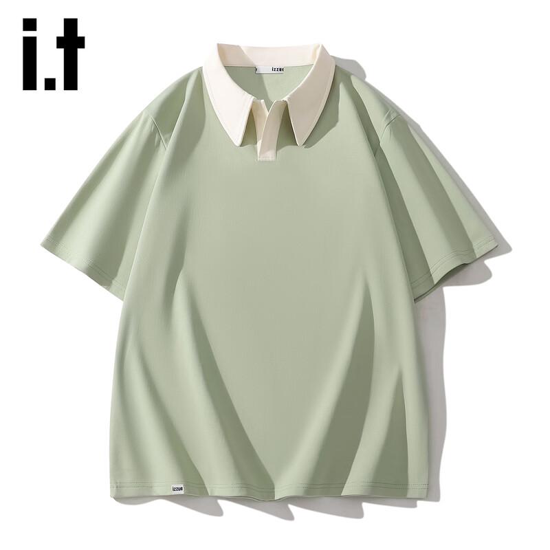 Мужская свободная поло izzue it Color-Block XL