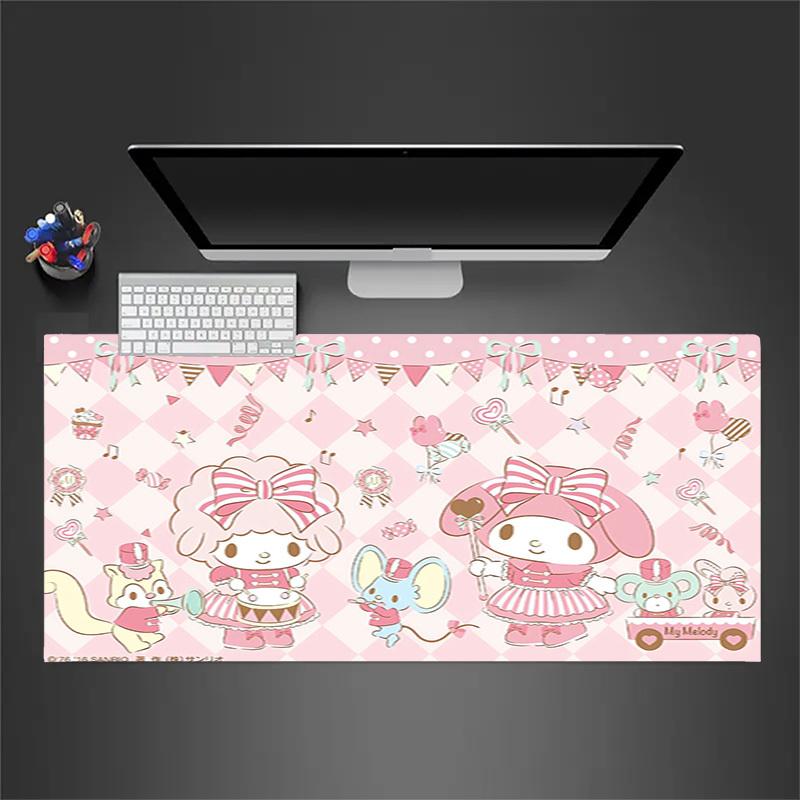 1pc My Melody Party Computer Pad with Vibrant Print, Mouse Pads for Desk 146