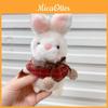 Moji Rabbit Aromatherapy Plush Toy With Scheckered Cloak Decor For Car Decor