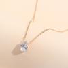 Popular, Stylish and Simple Zircon Water Drop Pendant, Retro Versatile Necklace, Collarbone Chain for Women