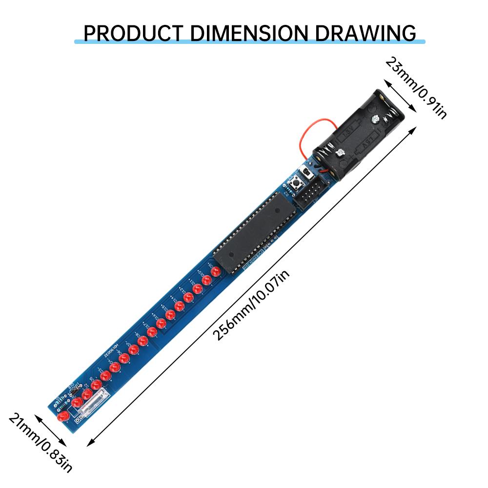 16 Bit LED Joystick DIY Welding Kit AT8951 Series Microcontroller 16 Bit LED Rocking Bar DIY Electronic Production Kit