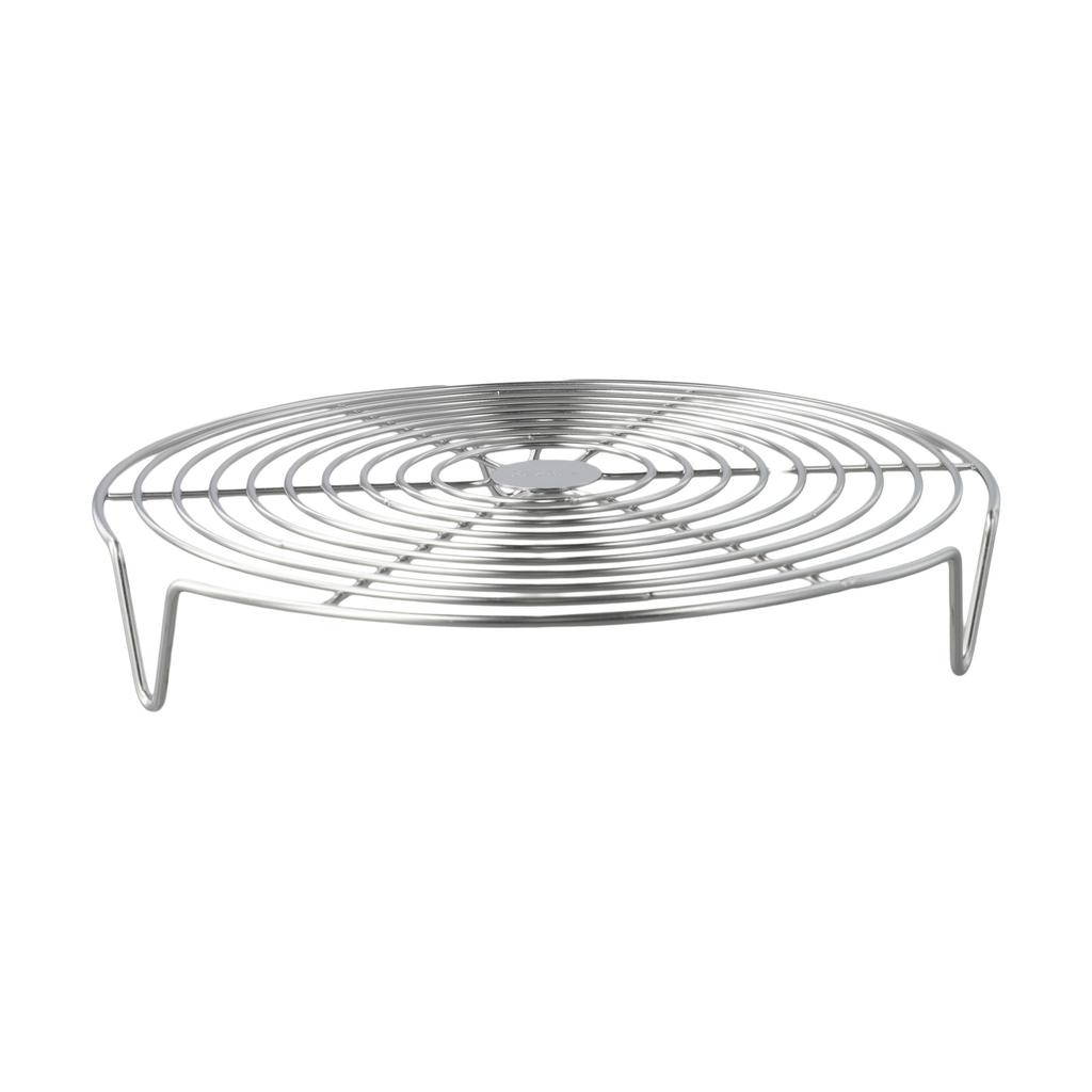 Multipurpose Stainless Steel Steamer Rack for Pot Use with Tray Suitable for Steaming Dumplings Eggs and Grilling