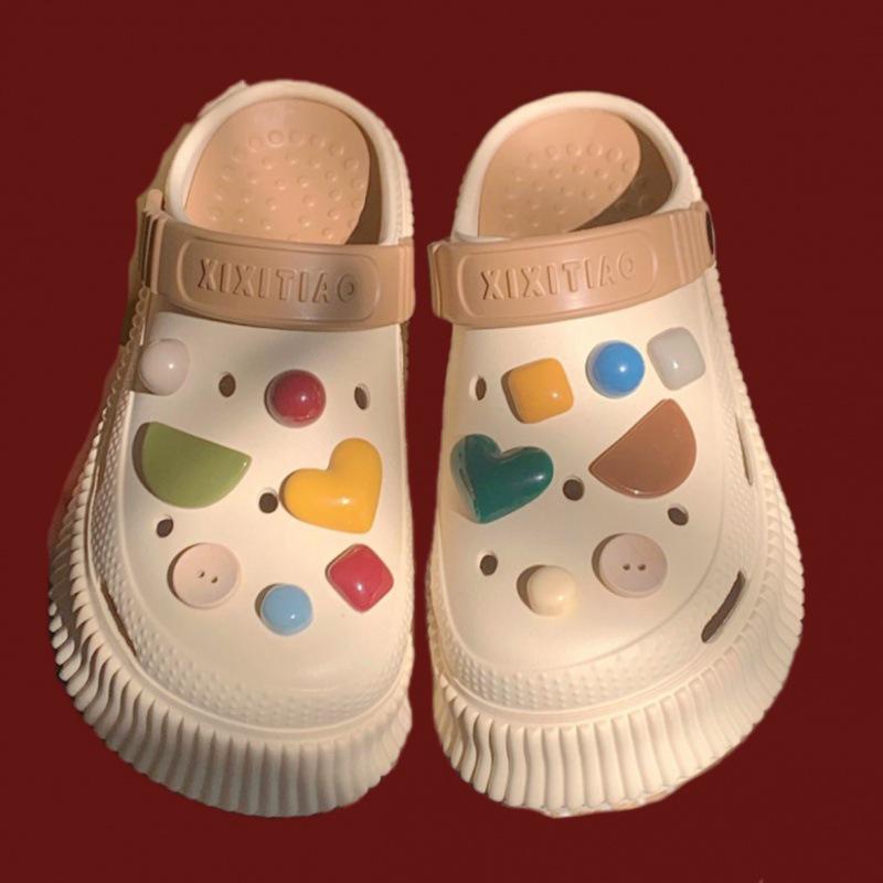 Women's Height-Boosting DIY Closed-Toe Platform Sandals