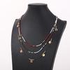 Bohemian Multilayer Beaded Necklace With Colorful Beads Boho Style Neck Jewelry Gift