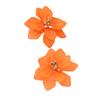 Flower Earrings Elegant Studs Earrings Modern Flower Ear Studs Resin Texture Ear Jewelry Suitable for Stylish Outfits