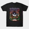 Men Black Print T-shirt Chicago Football Iconic No-Cut Transfer Paper Print Cotton Tshirt