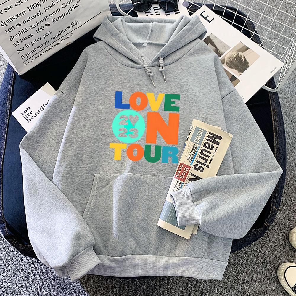 Sudaderas Hoodie Love On Tour Comfortable Sweatshirts Funko Pop Gothic Fleece Clothing Moletom Grunge Vintage Pullovers