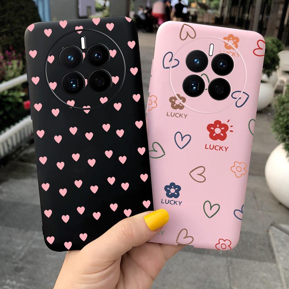 For Huawei Mate 50 Pro Case 2022 Cute Cartoon Cat Painted Soft TPU Protective Cover For Huawei Mate50 Pro DCO-LX9 CET-LX9 Fundas