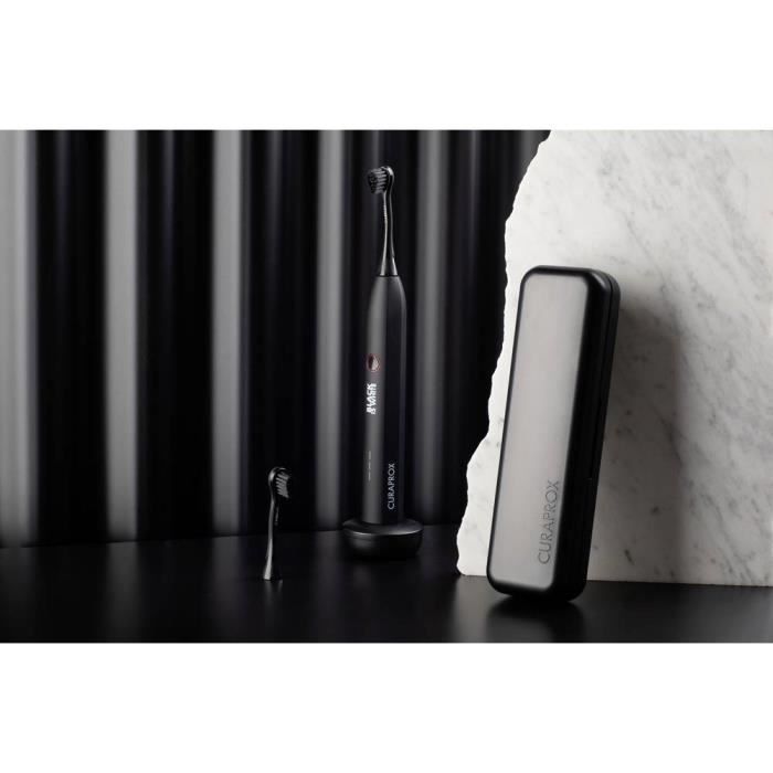 CURAPROX Hydrosonic Black is White 73349058 Brosse à dents électrique sonique noir