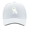 Playful Samoyed Companion Art Portra Hip Hop hat Fashion Outdoor Sports Sandwich Baseball Cap