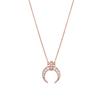Necklace - LUXENTER - Cali - 18 Carat Rose Gold - Metal Alloy - Zirconium Oxide