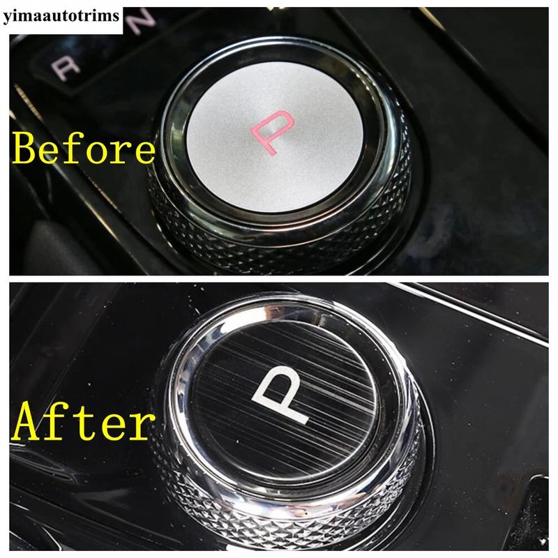 Car Electronic Handbrake P Button Gear Sequin Anti Scratch Stickers Cover Trim For Haval Dargo   Accessories Interior