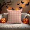 Con Rayas Rosas De Art Cushion Cover Halloween Decoration Trick Or Treat Cushion Cover Ghost Pumpkin Head Bat Decoration