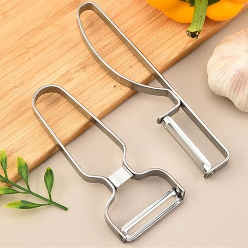 Schäler Gemüse Obst Edelstahl Kohl Reiben Salat Kartoffelschneider Küchenzubehör Kochutensilien Breite Öffnung