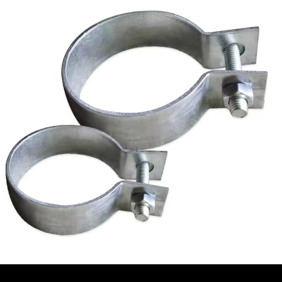 Steel Pipe Grounding Clamp and Hanger for Static Electricity, DN15-DN250 Screw Standard Clamp DN15 (Outer 20 Pipe) Width 15