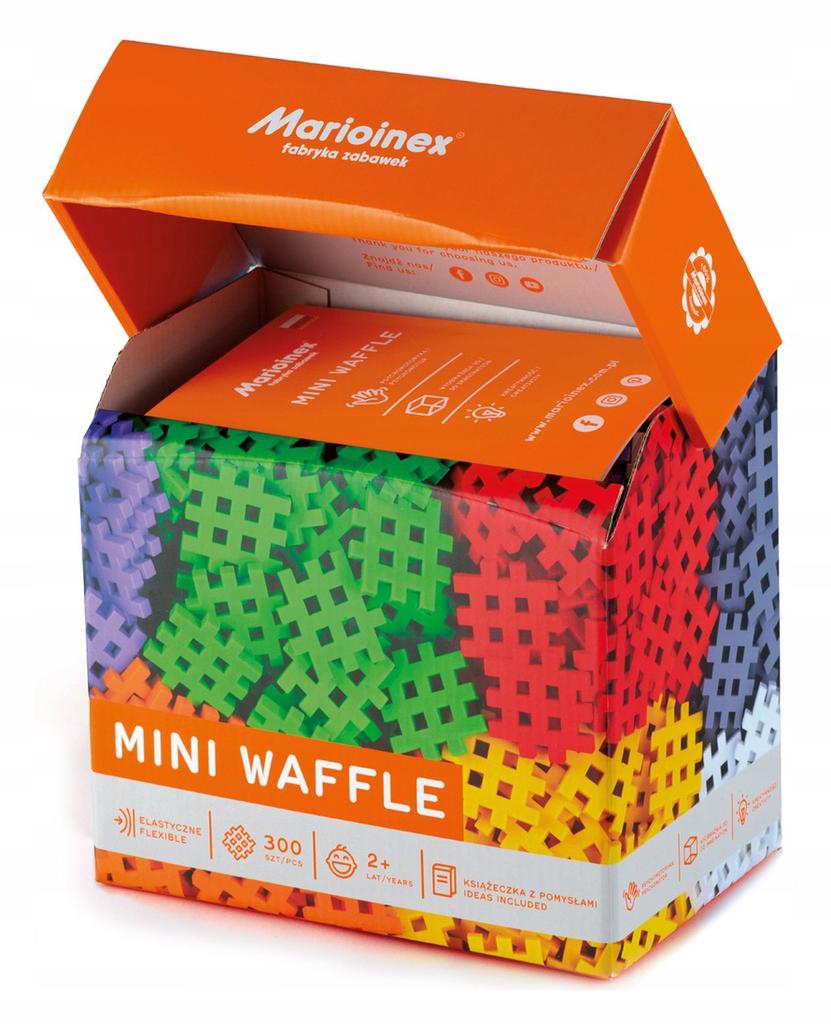 Marioinex Creative Blocks Mini Waffles, 300 Pcs