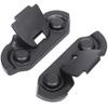 METYOUCAR Toyota Land Cruiser 250 Dedicated Back Door Hinge Cover Protective ABS Adhesive Easy Interior Custom Car Set Cover, Plastic, Waterproof,