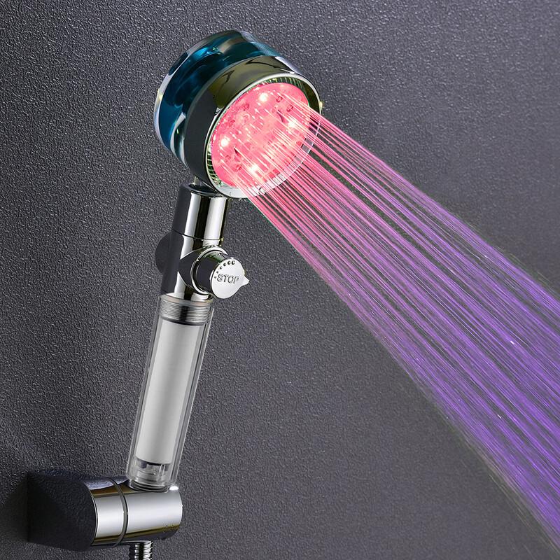 

MDNG LED Color-Changing Filter Shower Head with Fan