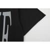 Vlone City Fire V Print Oversized T-shirt, Men's and Women's Casual Hip Hop Streetwear Short Sleeve Tee