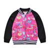 Spring and Autumn Men and Girls Fashionable Cute Printing Color Collision Jacket Children Splicing Jacket Baby Cardigan