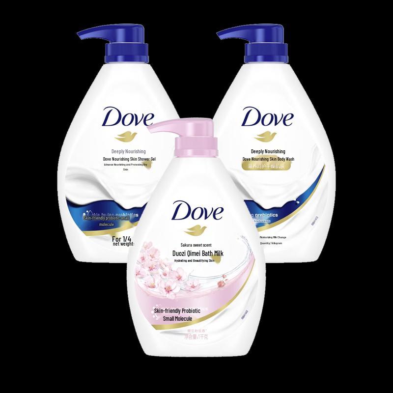 

Dove Deeply Nourishing & Cherry Blossom Shower Gel Bundle
