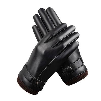 Warm Gloves Winter Men's and Women's Velvet Thickened Windproof Waterproof Driving Electric Vehicle Gloves Outdoor