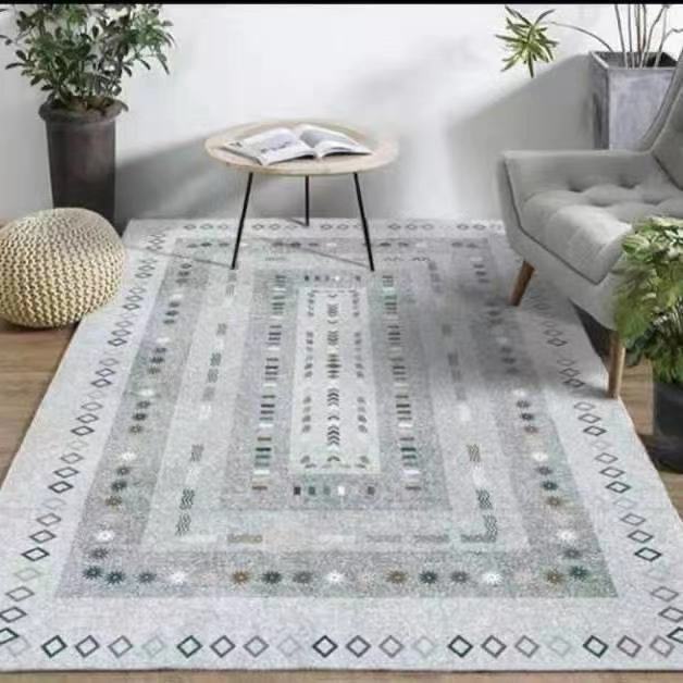 Living Room Carpet Coffee Table Carpet Bohemian Nordic Style Bedroom Bedside Mat Entrance Door Mat