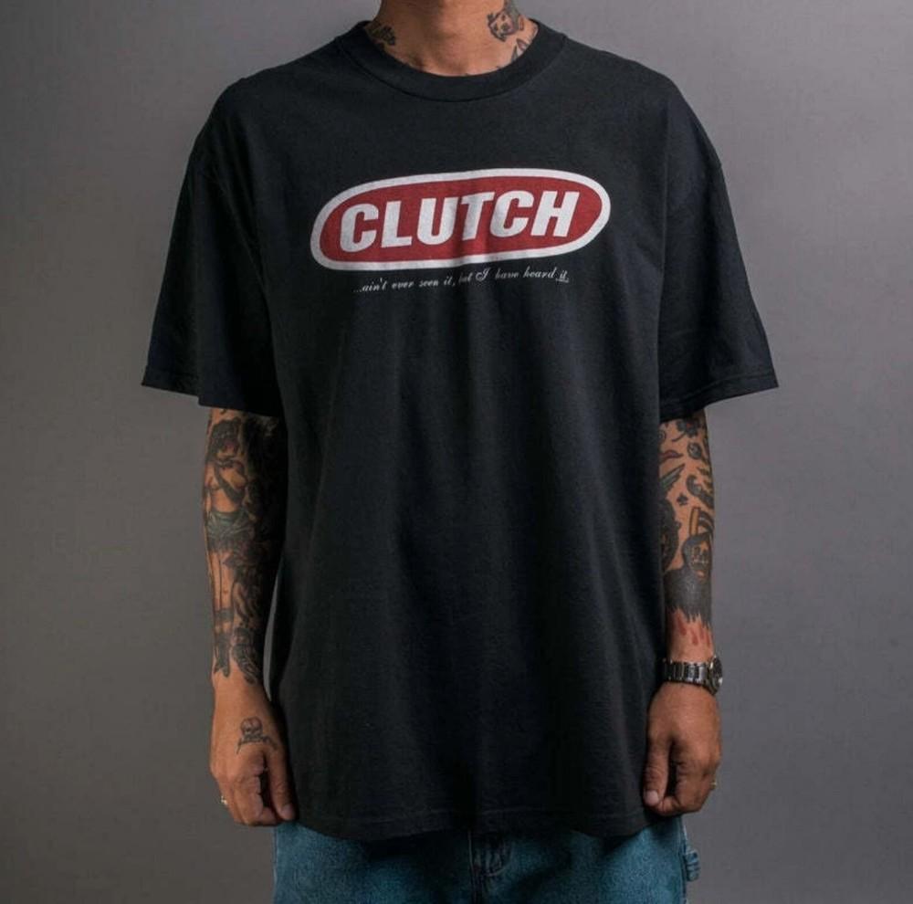 

Clutch Band Shirt, Clutch Born A Dragonfly Black T-Shirt 4XL