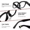 Cyxus 2026 Zodiac of the Auspicious Fashion Glasses with Blue Light and UV Unisex "Year Horse" Glasses, Protection, Stylish, (8153T01 Black)