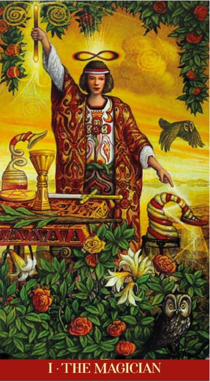 Kancharo Tarot Card Set of Includes a Basic Japanese Tarot Card Instruction Manual and Pouch 78-Card (Tarot Traditions) - (Authentic)