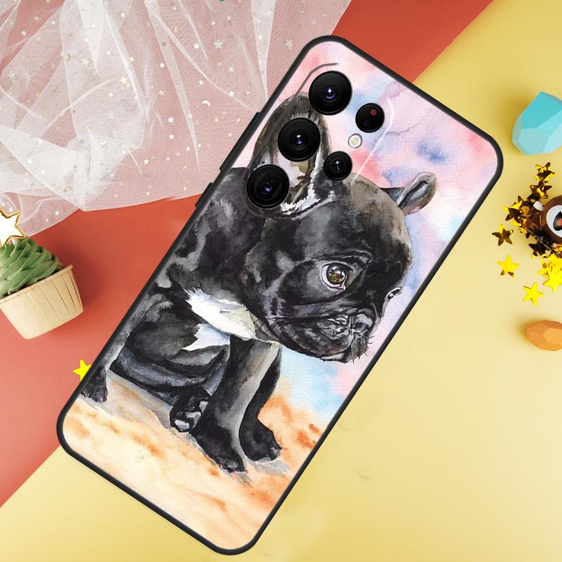 

French Bulldog Dog Phone Case For Samsung Galaxy S26 S25 Ultra S23 S21 S20 S22 S24 FE S10 Plus Cover Coque Galaxy S22 Plus