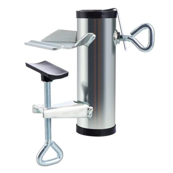 Outdoor Chair Umbrella Clamp Heavy Duty Metal Adjustable Garden Yard Patio Beach Deck Railing Fence Bench Market Umbrella Pole Holder Fixing Clip