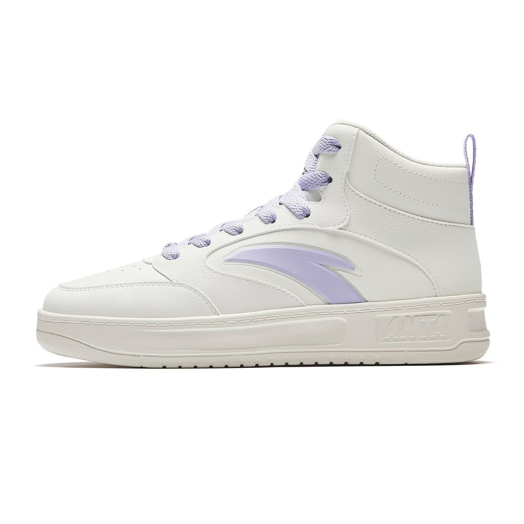 Anta Classic Comfortable Simple Fashion Lightweight Durable High-Top Skate Shoes Women Sneakers 922548005Q-1