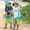 Portable Mesh Beach Bag Foldable Swimming Pouch Children Beach Toy Baskets Storage Bag Large Capacity Shoulder For Travel Picnic