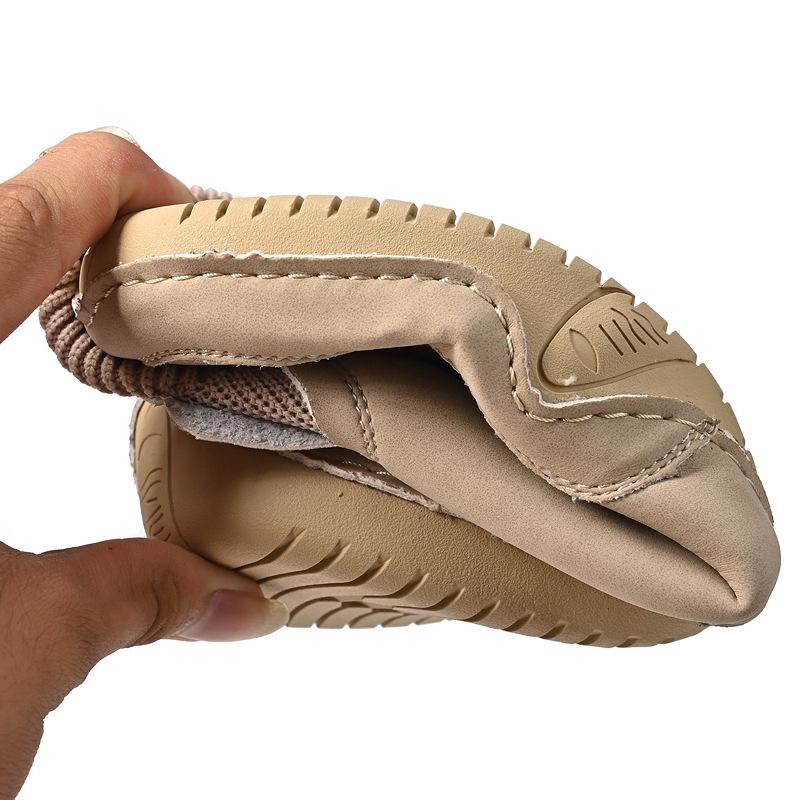 2025 spring new men's Martin boots fashionable hand-sewn large size men's boots foreign trade outdoor warm short