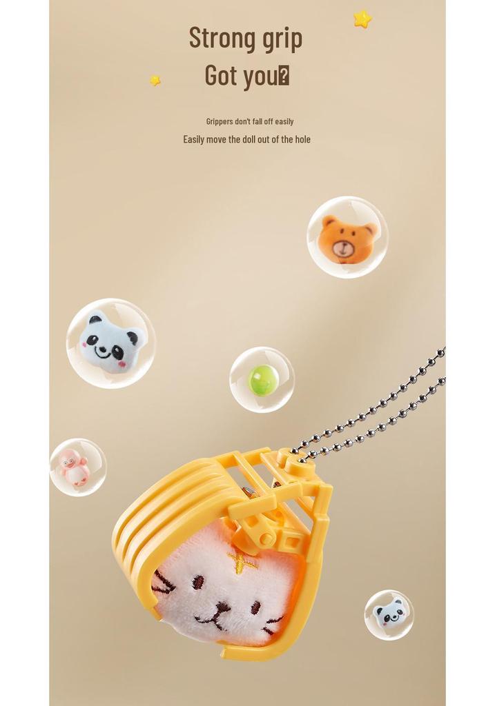 Kids' Mini Claw Machine: Home Electric Sound & Light Toy for Gashapon and Prizes