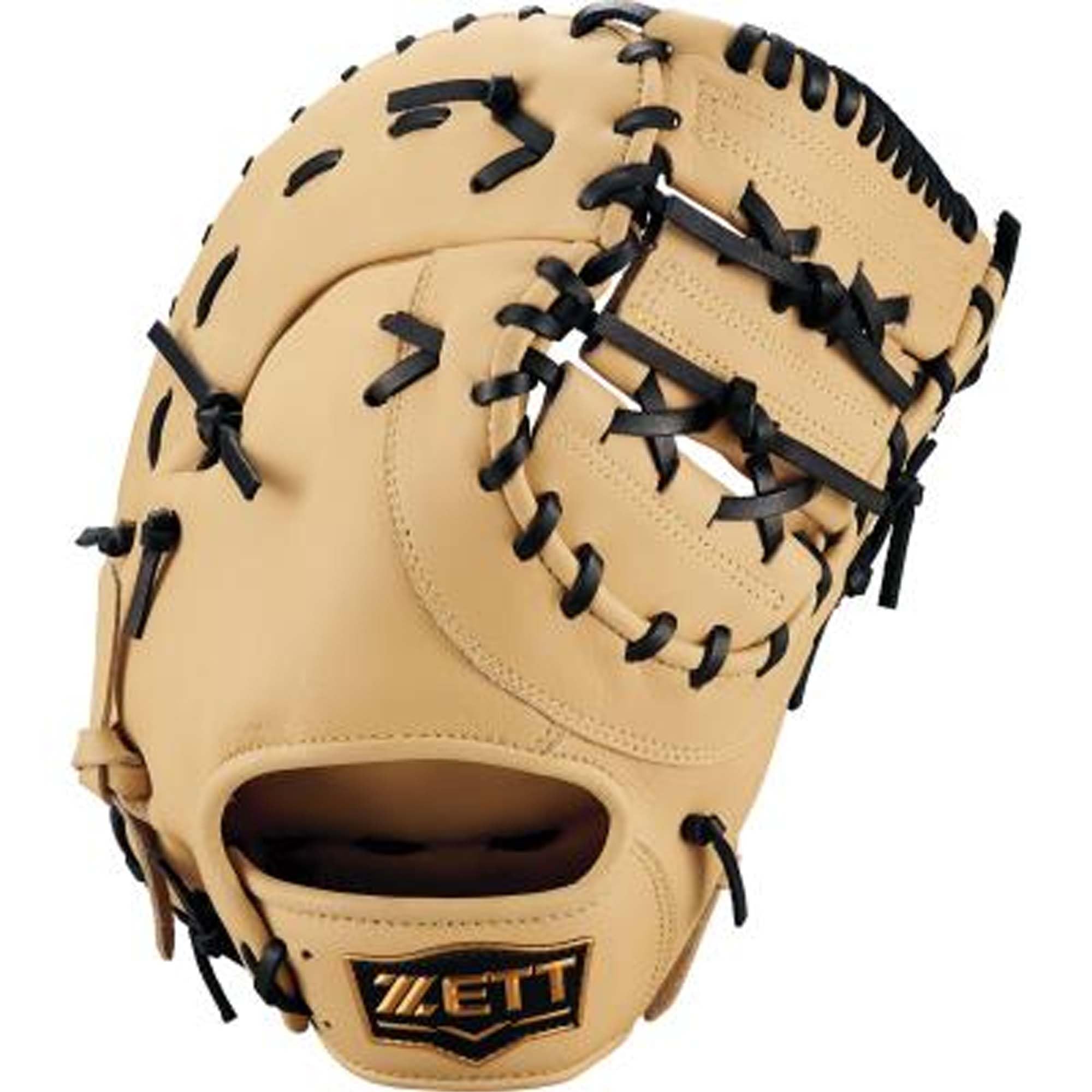 

ZETT Soft Steer Baseball First Base Pastel BRFB35513F Mitt, B/Black (3219)