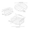 Stainless Steel 3pcs 6 Inch Multipurpose Layer Rack Skewers Included Heavy Duty Reusable Air Fryer Mounting Bracket Toast Rack Cooking Space Saving