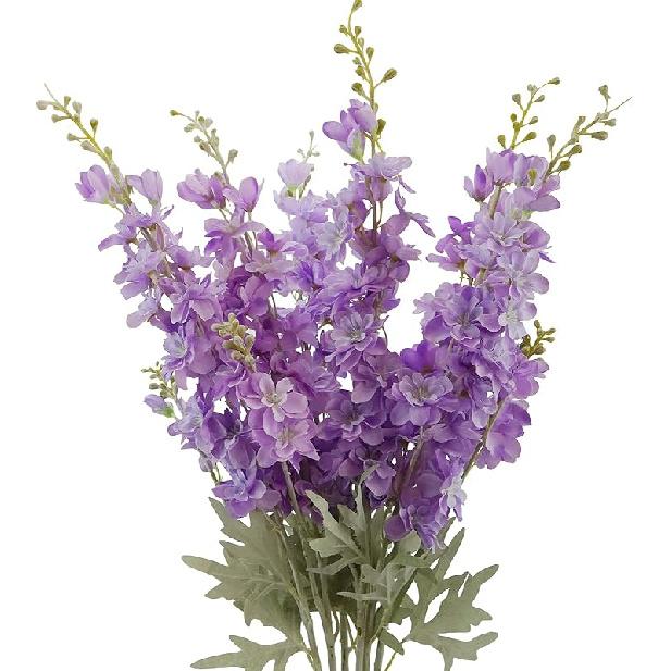 

MINYULUA 6 шт. Искусственные цветы дельфиниума синие шелковые цветы живокости поддельный львиный зев длинный стебель искусственное растение спрей аранжировка для дома офиса сада фиолетовый