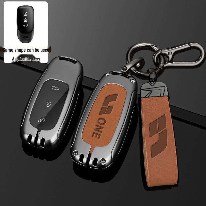 Compatible Ideal L7 Key Cover for 2023 Ideal One L8 Car, Protective Shell with Key Buckle for Men and Women