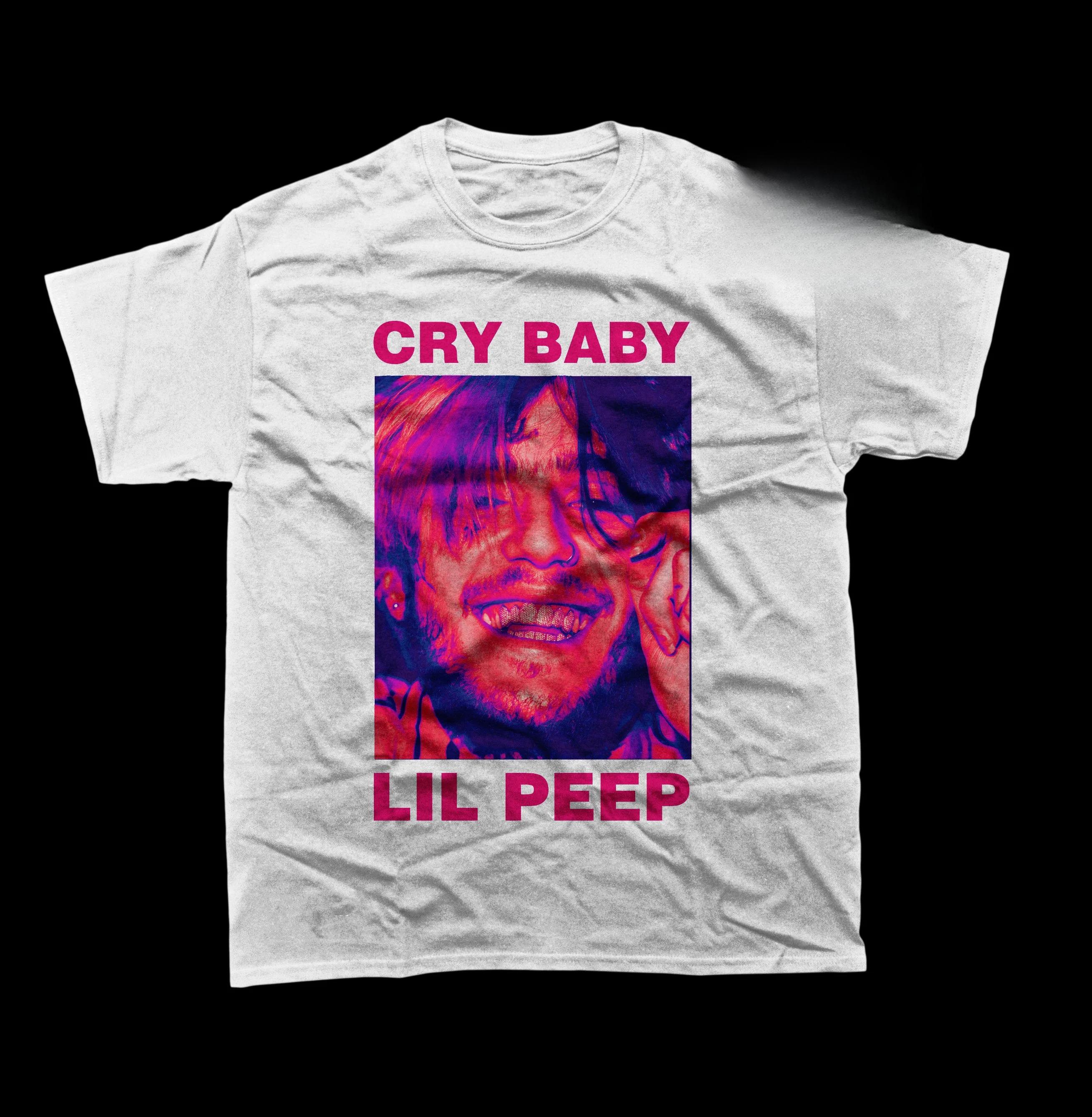 

Lil Peep Unisex TShirt Crybaby Album TShirt Rap Artist Graphic TShirt Pure Cotton AllSeason Casual Loose Streetwear Shirt S