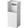 Yamazaki Floor Wiper Stand, White, Approx. W11 X D9 X H26cm, Plate, Refill Sheet Storage, Slim Upright Storage, 7860