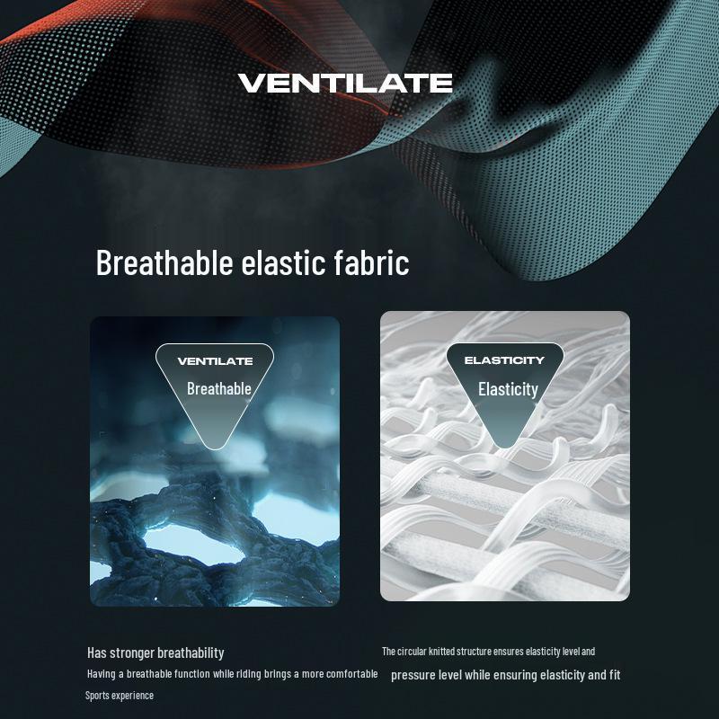 Andningsbara Halkfria Cykelhandskar - Stötdämpande, Halvfinger, för Män & Kvinnor