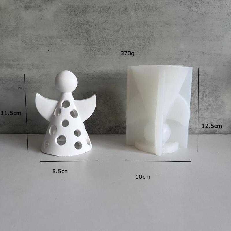 Liebevolle Figur Engelsförmiges Formset Robustes Silikon Modeaccessoire Tragbar für Kinder über 3 und Erwachsene