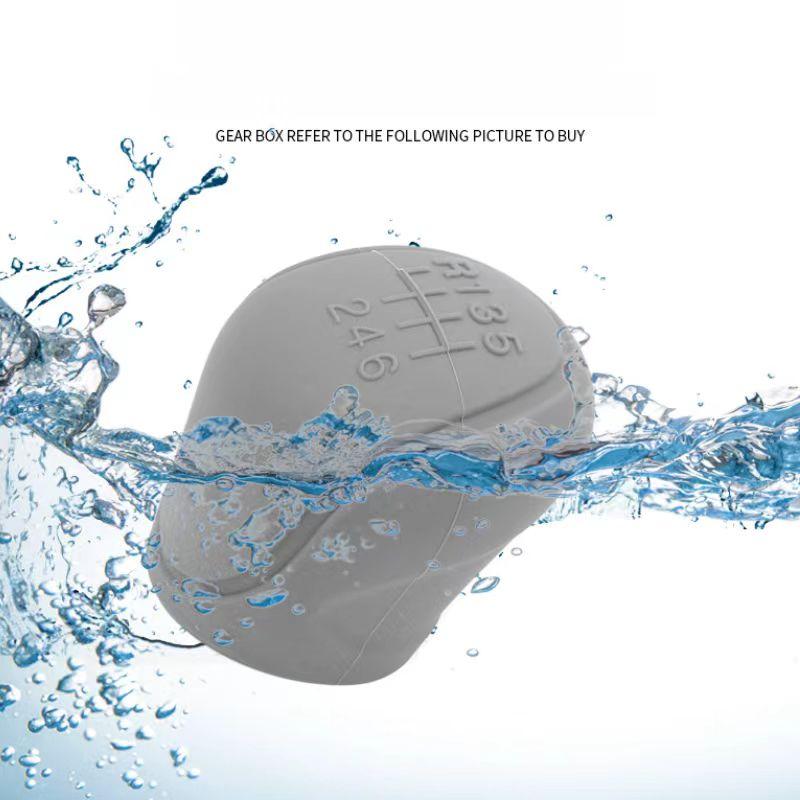 Car Silicone Gear Shift Knob Cover Gear Shift Non-Slip Grip Handle Protective Covers Manual 5 6-speed Car Interior Accessories