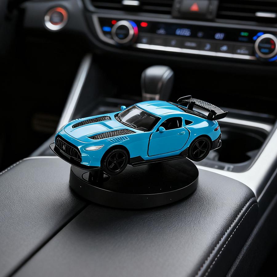 Car Individuality Center Console Decoration Sports Car Drift Rotating Car Decor Auto DashboardTurning Racing Model Decoration